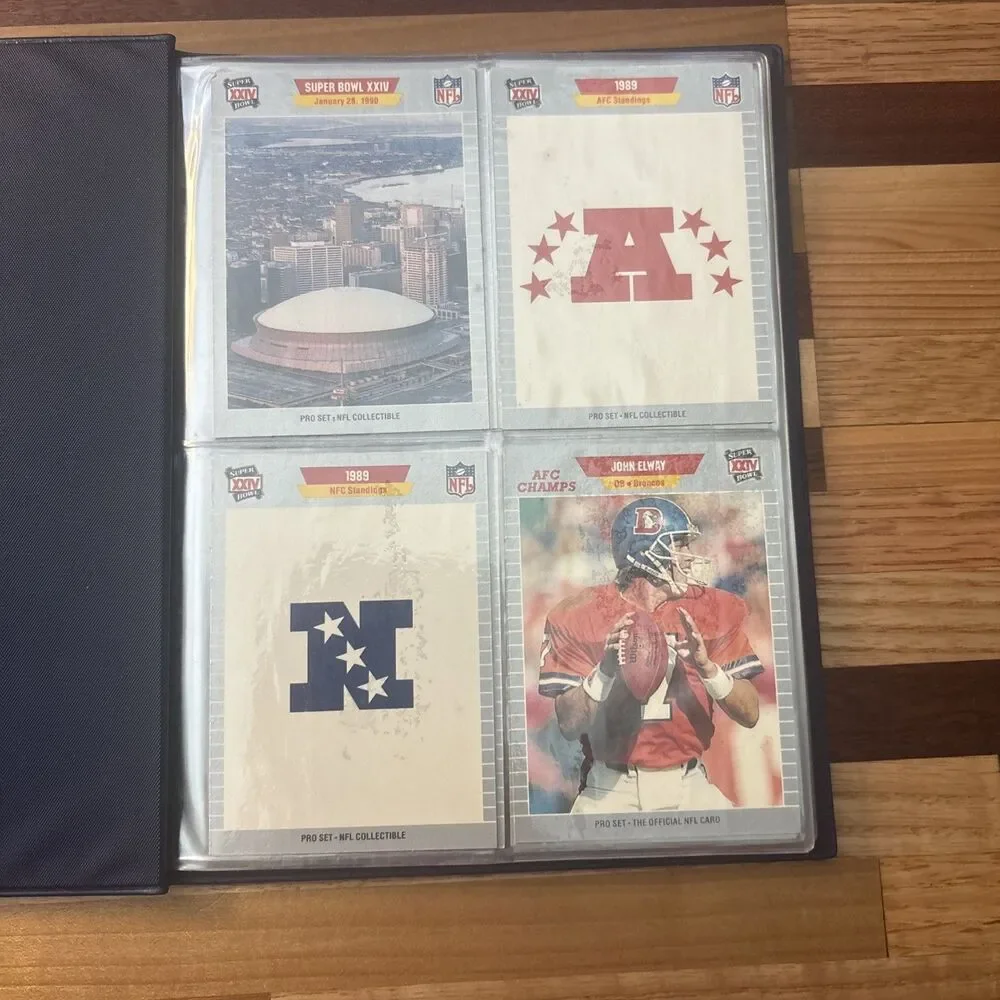 Pro Set Super Bowl XXIV Special Collector's Edition 38-Card Set NFL 1990